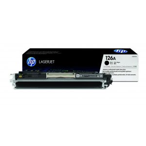 CE310A Black Print Cartridge for Color LaserJet CP1025, up to 1200 pages