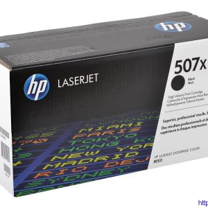 HP CE400X 507X Black LaserJet Toner Cartridge for Color LaserJet M551, up to 11000 pages.